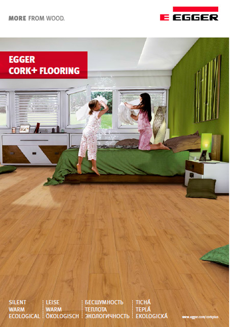 Catálogo flutuante laminado Egger Cork + Flooring